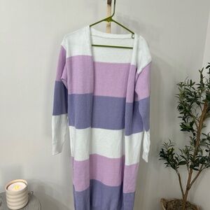 Lavender Knit Cardigan